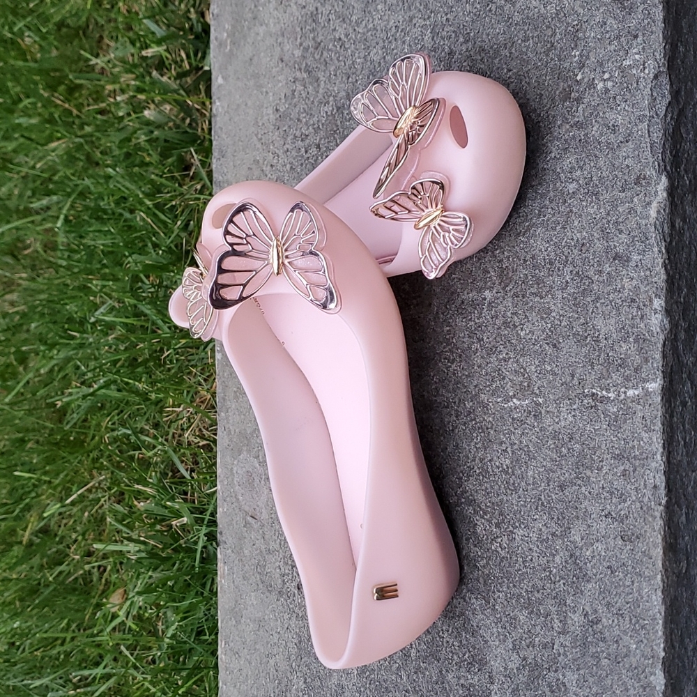 Mini Melissa butterfly shoes, size 13
